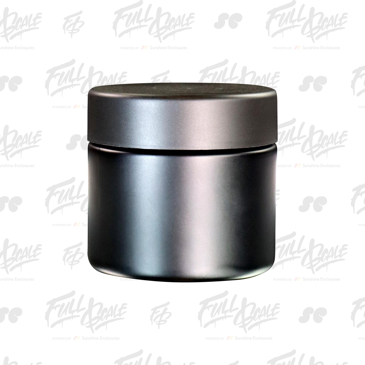 2 OZ Low-profile Opaque Glass Jar