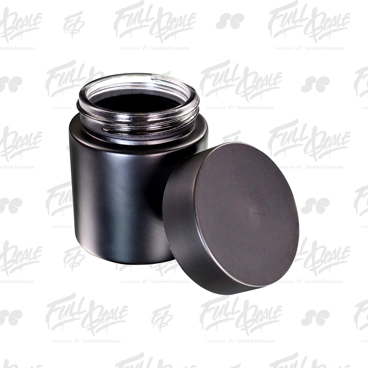4 OZ Low-Profile Opaque Glass Jar