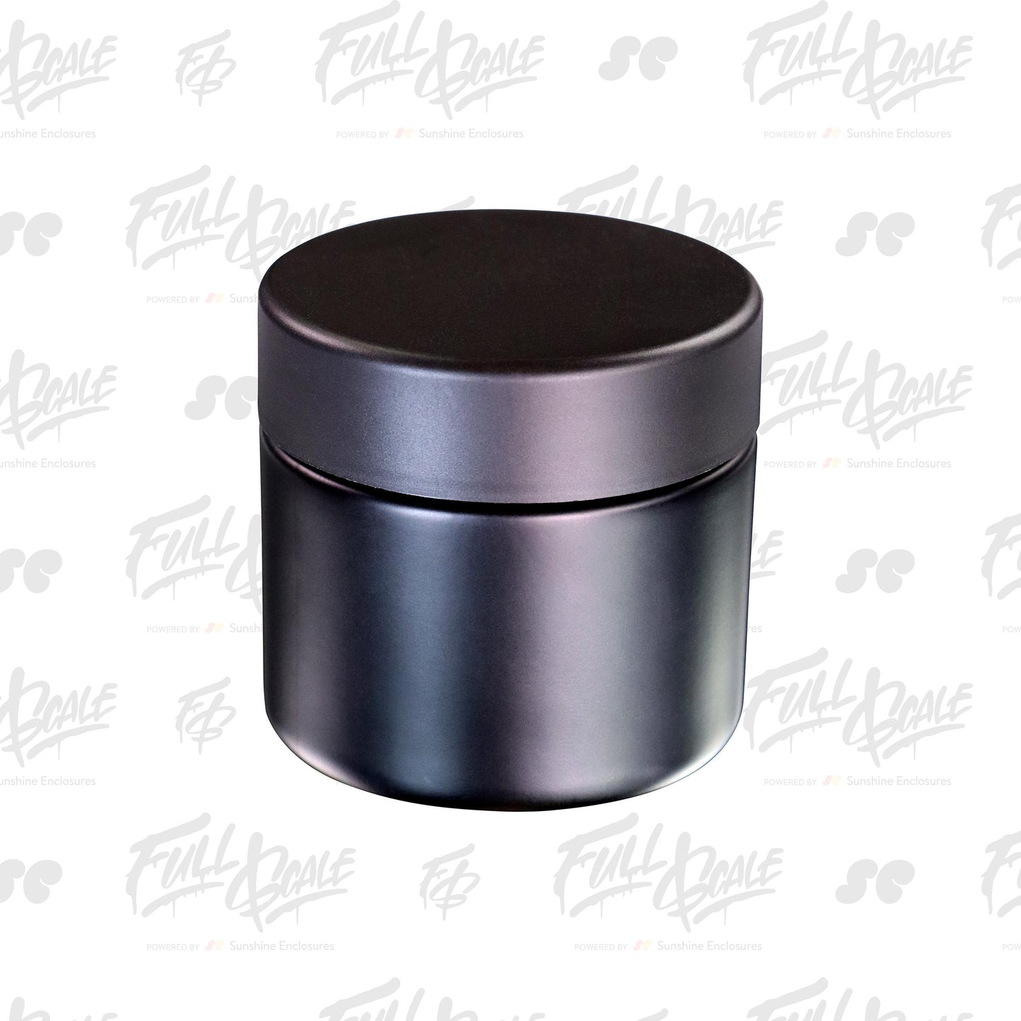 2 OZ Low-profile Opaque Glass Jar