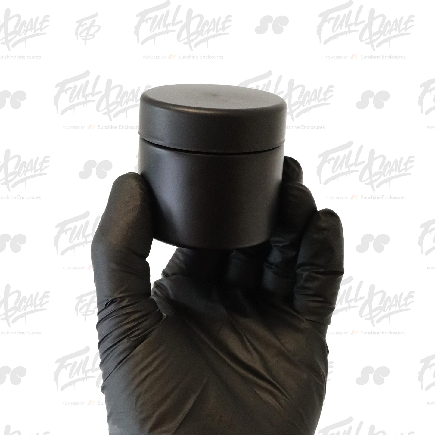 2 OZ Low-profile Opaque Glass Jar