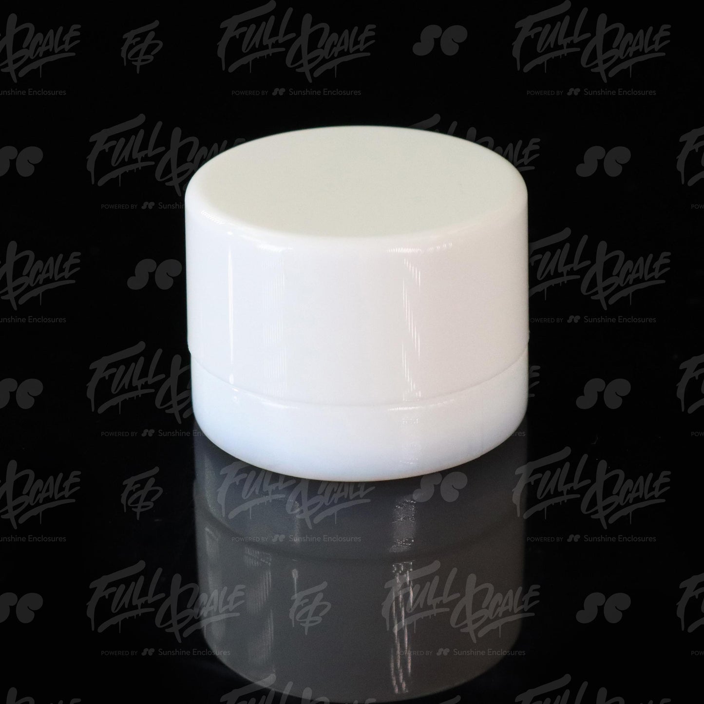 5ml White Glass Jar - Native White Glass