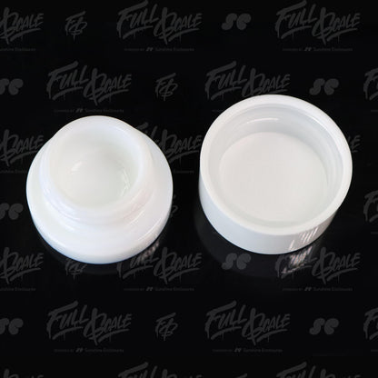 5ml White Glass Jar - Native White Glass