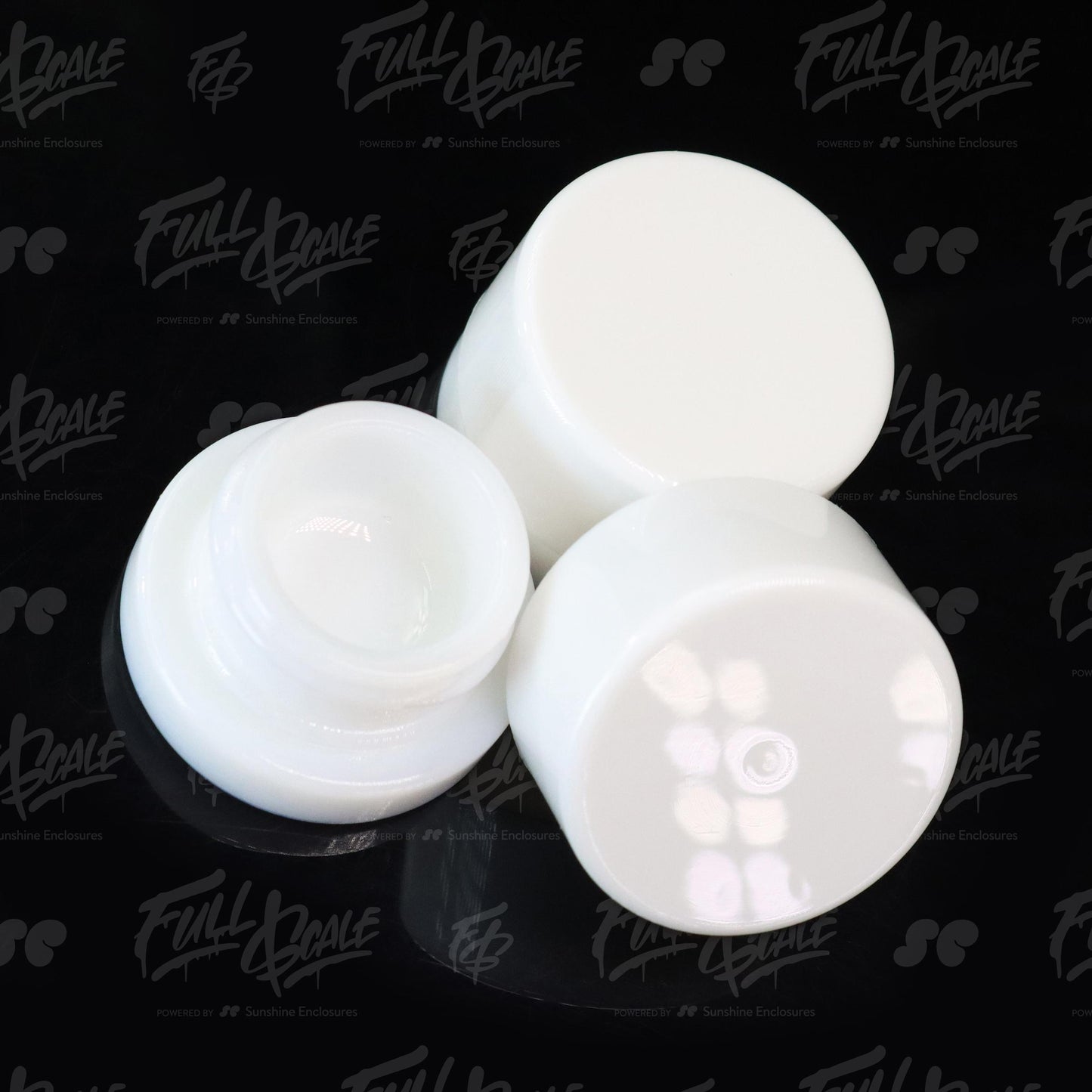 5ml White Glass Jar - Native White Glass