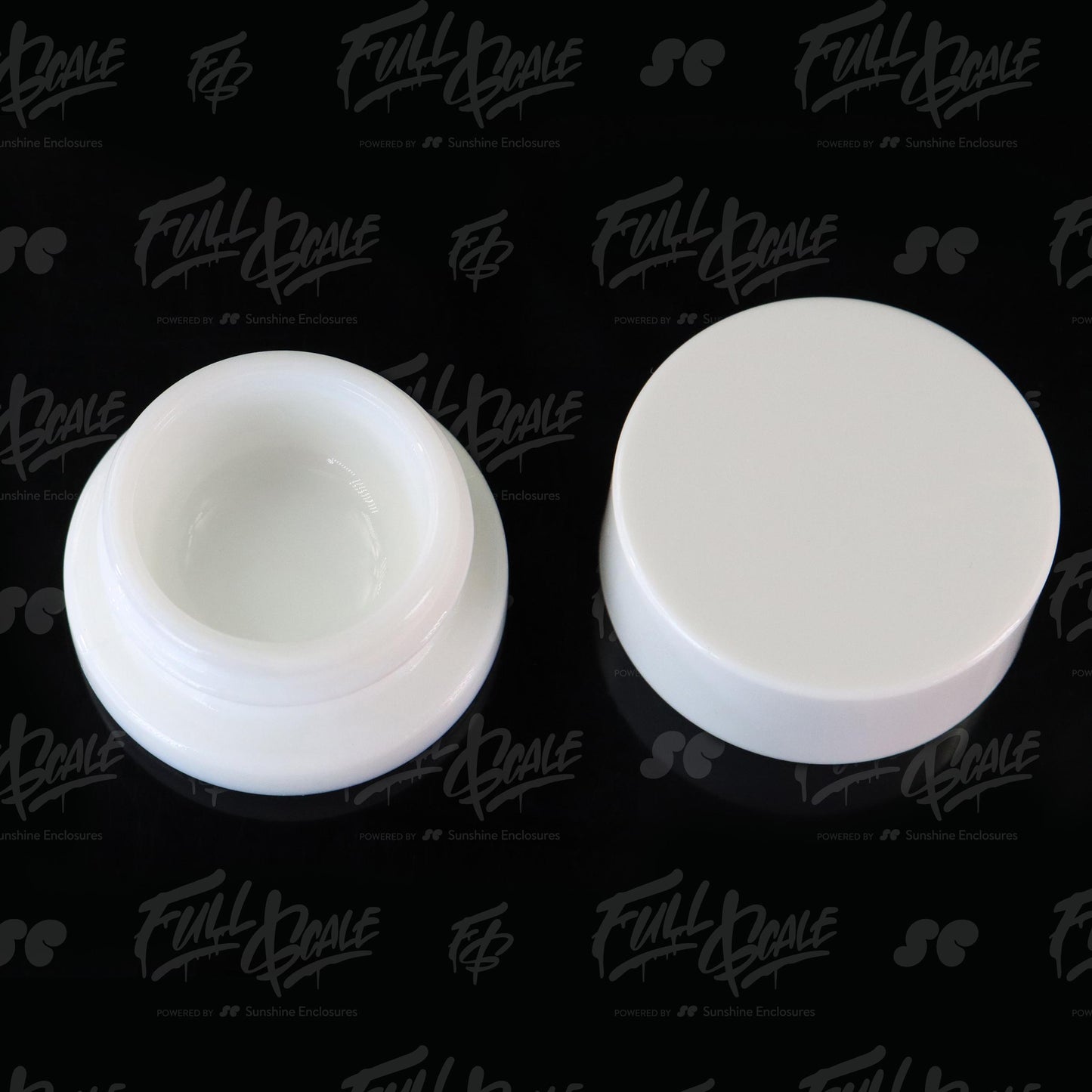 8ml Low-Profile Native White Glass