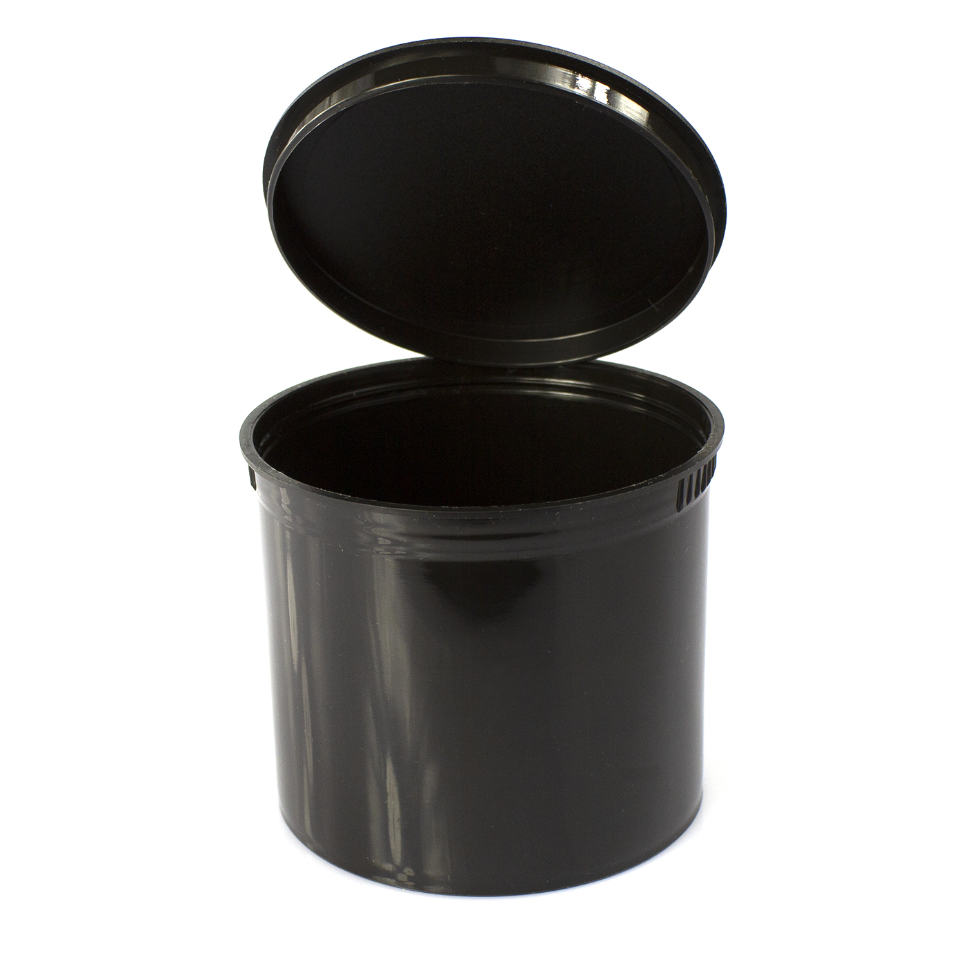 BIG 90 Dram Pop Top Jar Bottle Vial Tube Storage Containers BLACK NEW QTY 12 